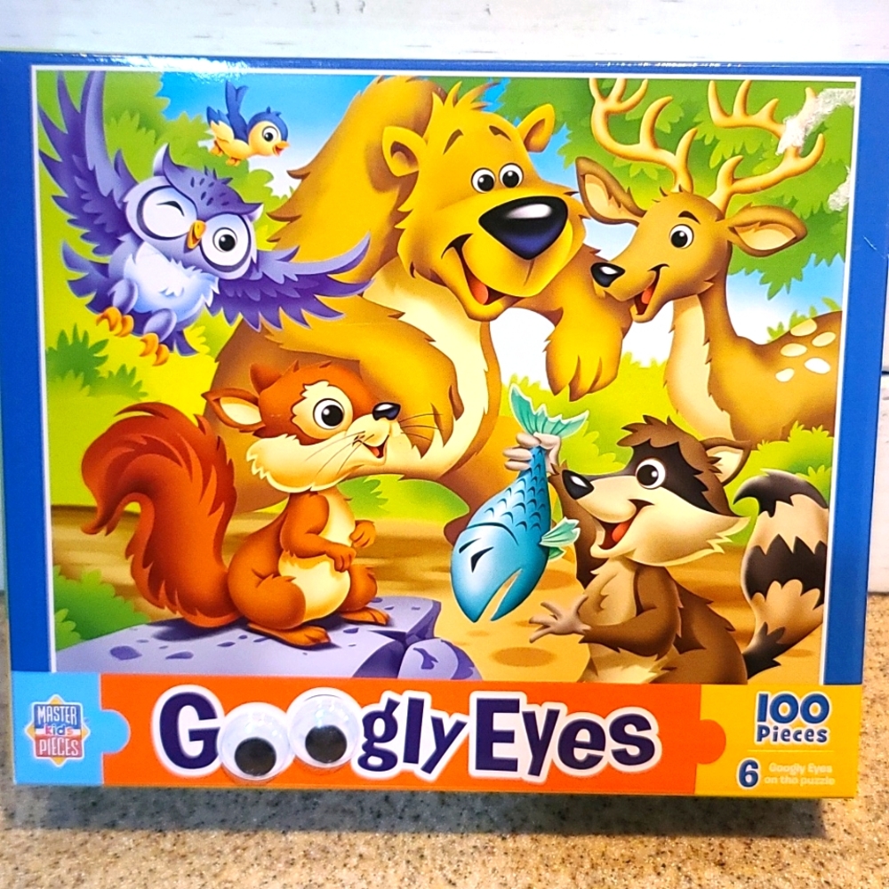 Googly Eyes Puzzle- Woodland Forest - 100 pieces NWT NIB